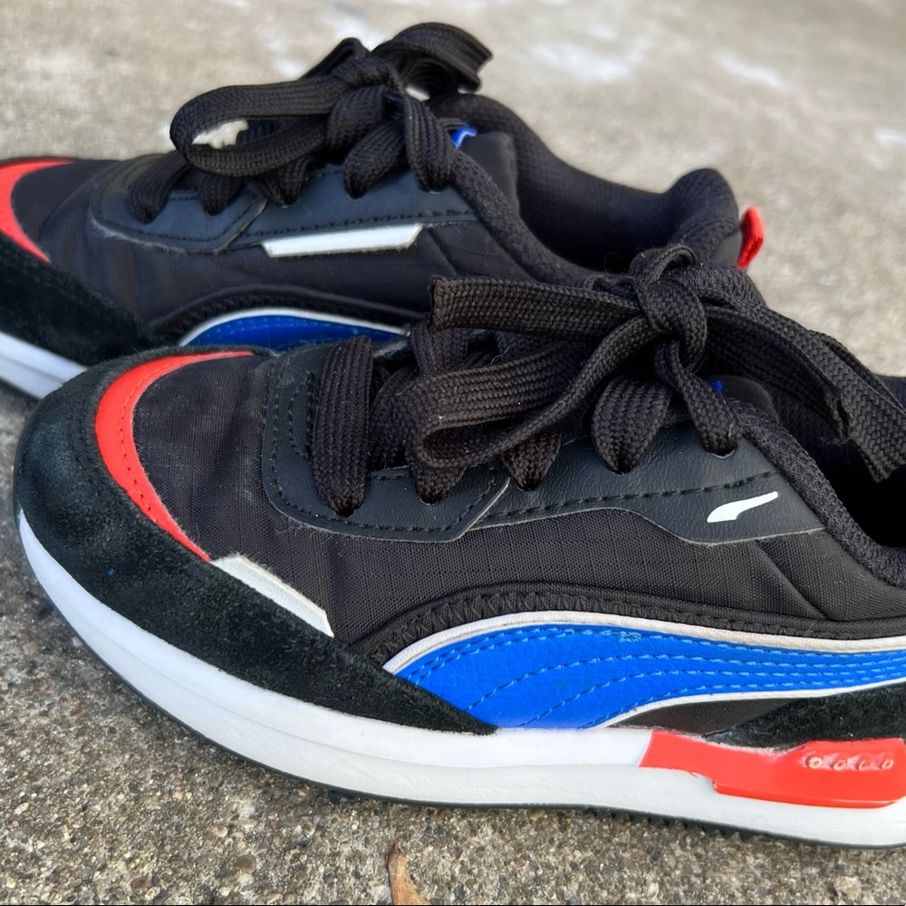 Little Puma athletic shoes, City Rider Electric toddler size 11C